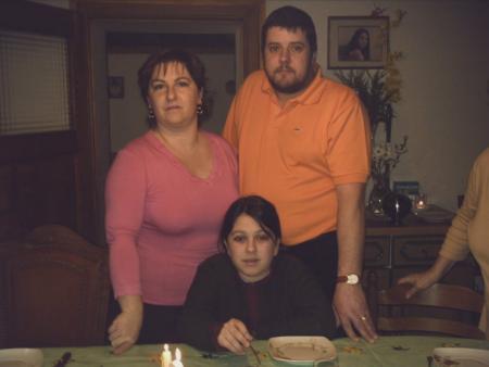 Ma cousine Nadia avec ses parents