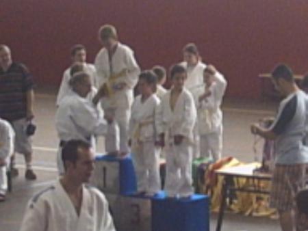 Lors de la remise des m�dailles